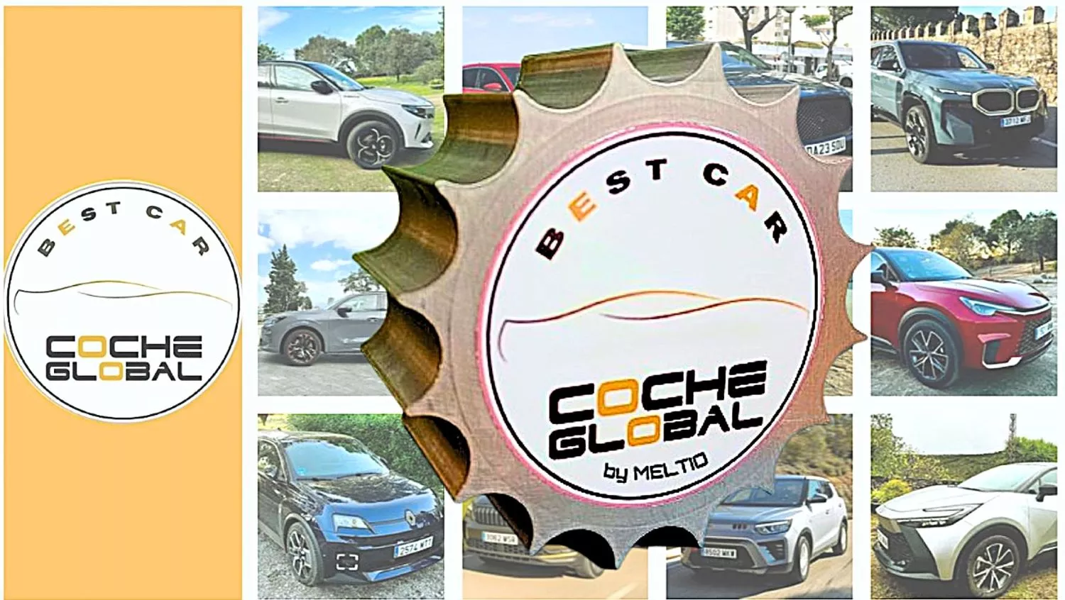 Trofeo del Premio Best Car Coche Global fabricado por Meltio