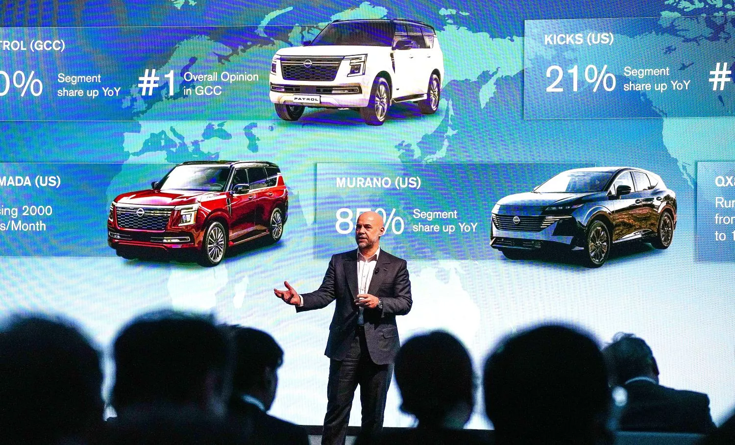 Iván Espinosa presenta los nuevos modelos de Nissan