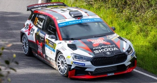 Gryazin , el piloto ganador del Rally Sierra Morena / RAÚL MOLINA