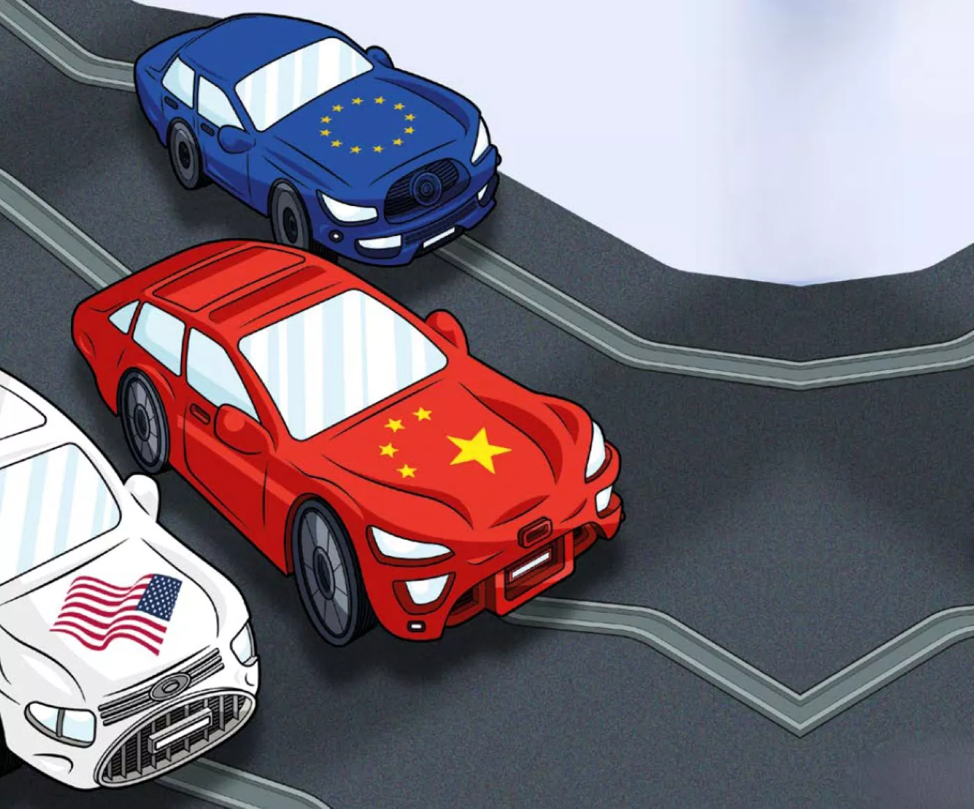 Ilustración de portada de la última edición de Auto Mobility Trends / FERNANDO CADENAS