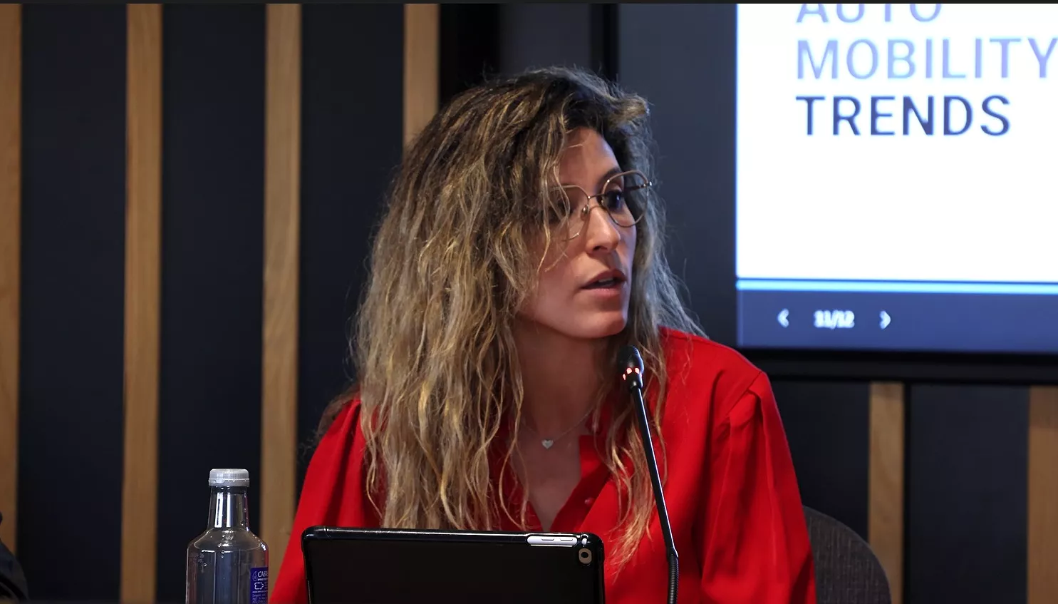 Elena Riber en el avance de Auto Mobility Trends en Automobile Barcelona / HELENA FUENTES