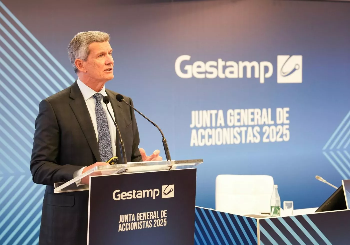 Francisco Riberas en la junta de accionistas de Gestamp