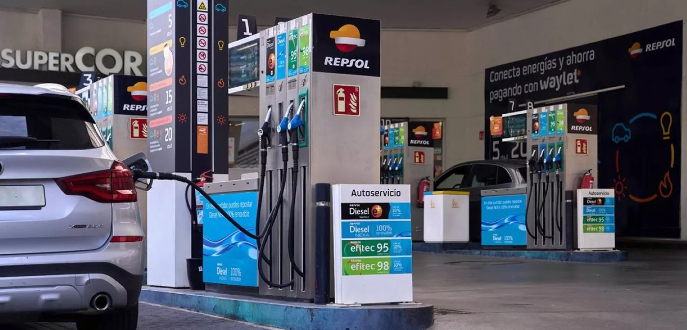 Gasolinera de Repsol con el diésel Nexa / REPSOL