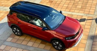 Nuevo Opel Frontera durante la prueba