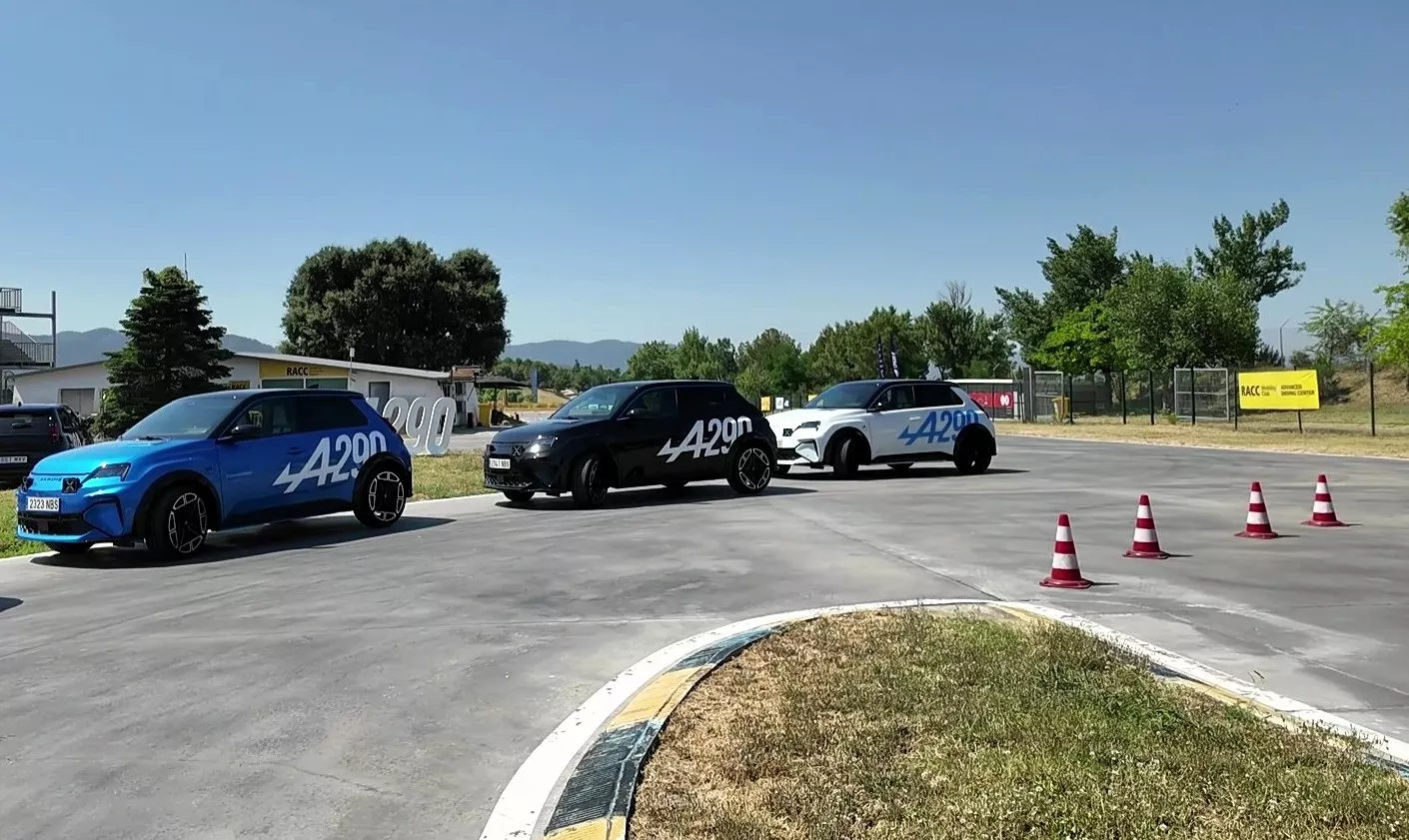 Alpine A290 en la prueba en circuito / T.F.
