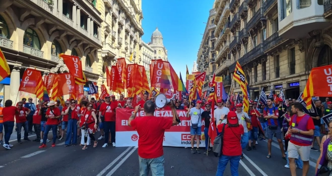 El convenio lleva a la huelga al metal de Barcelona