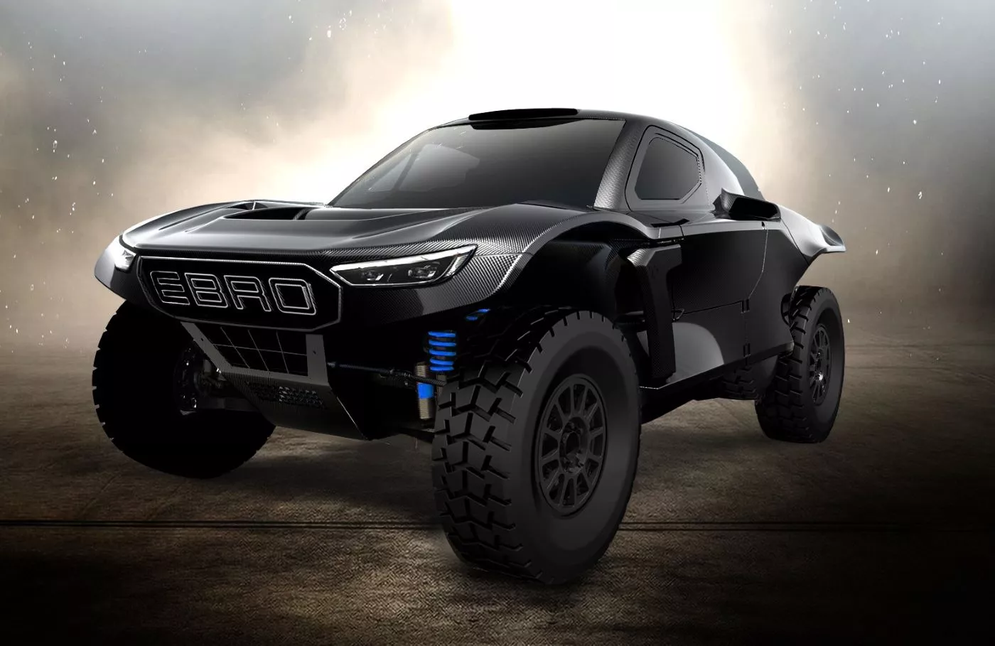 Primera imagen del coche de Ebro para el Dakar