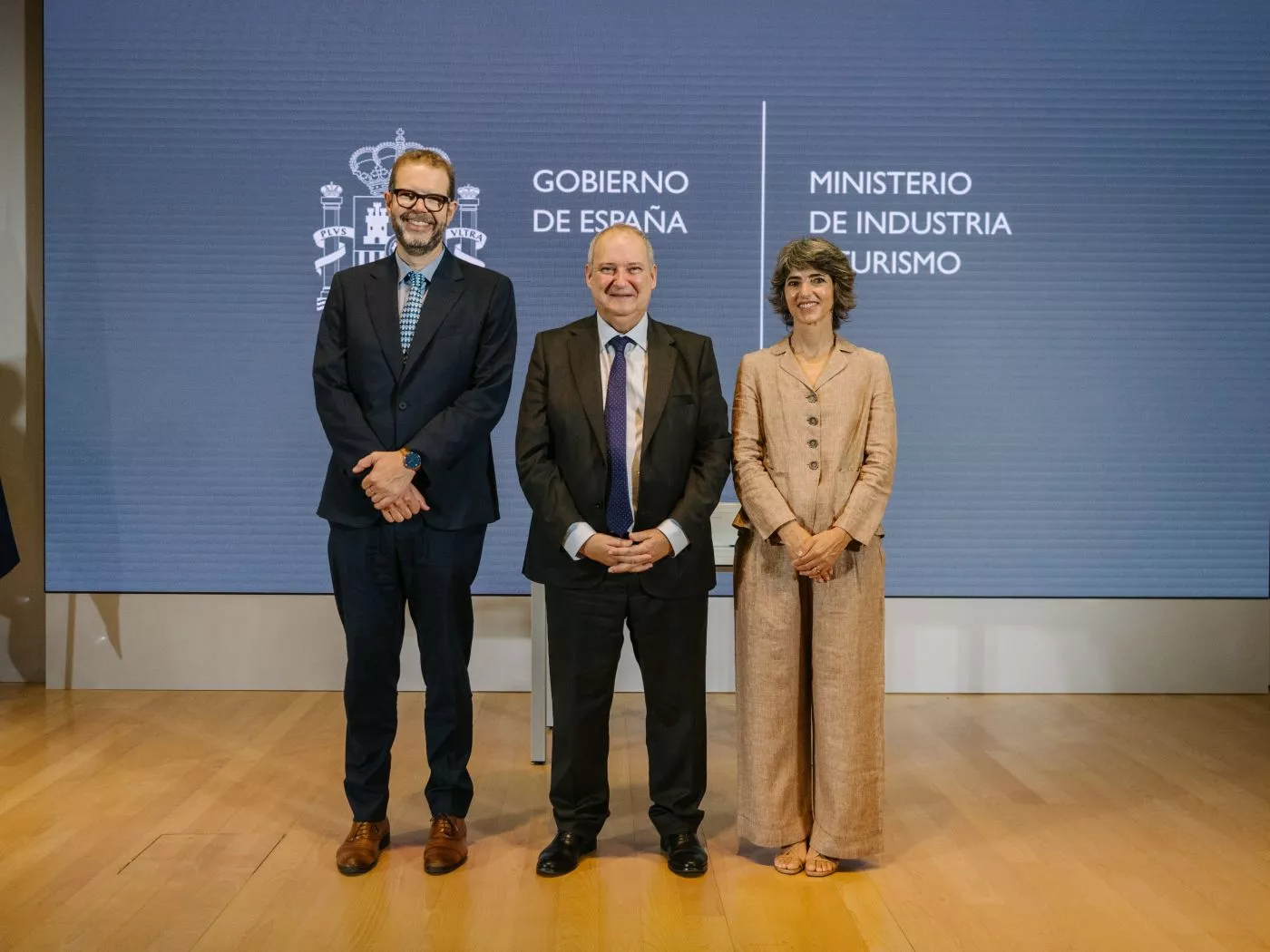 Jordi García Brustenga, Jordi Hereu y Teresa Parejo