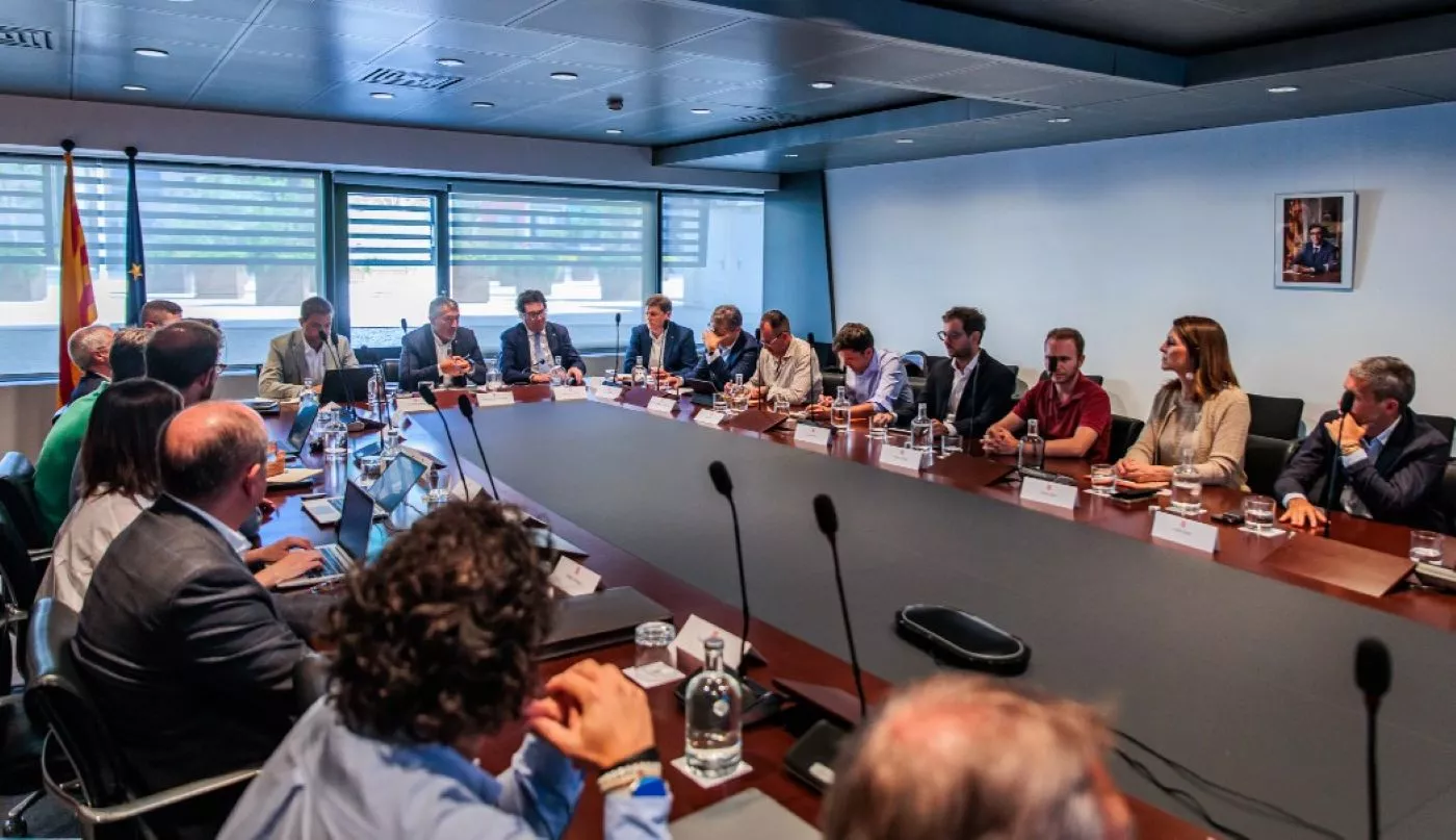 Mesa de evaluación del plan de electrificación de Cataluña