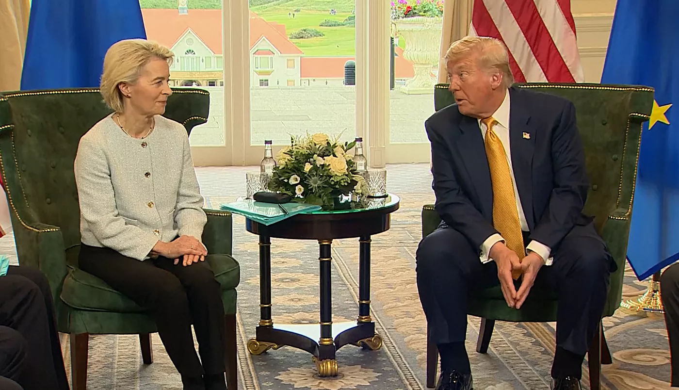 Ursula von der Leyen y Donald Trump / X VON DER LEYEN