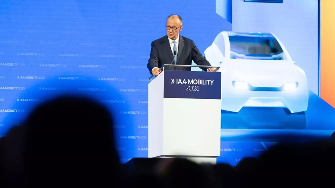 Friedrich Merz inaugura el Salón IAA Mobility de Múnich