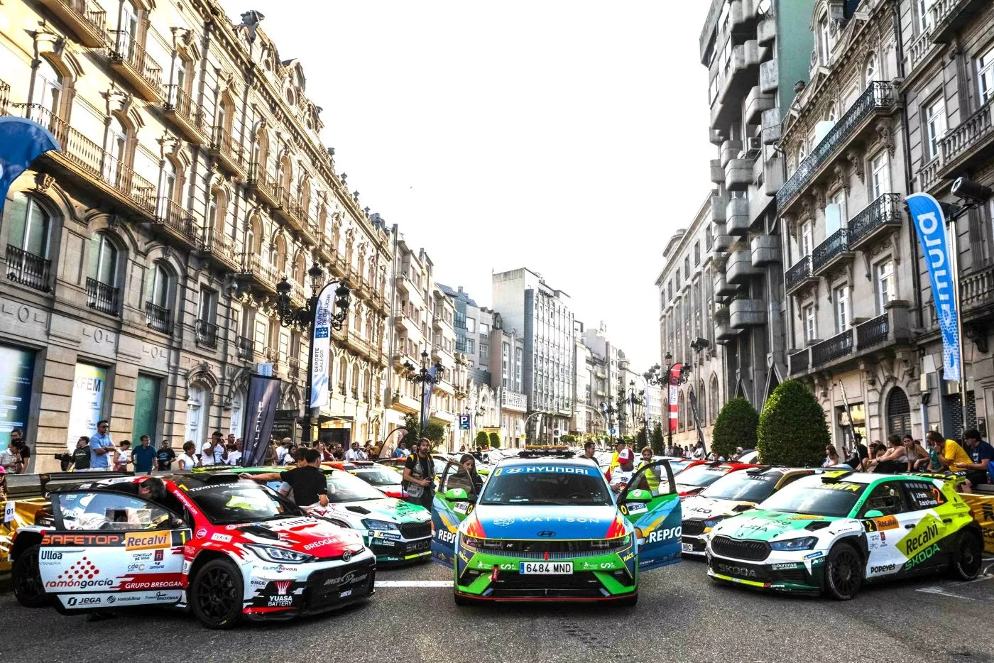 Participantes del Rally Princesa de Asturias