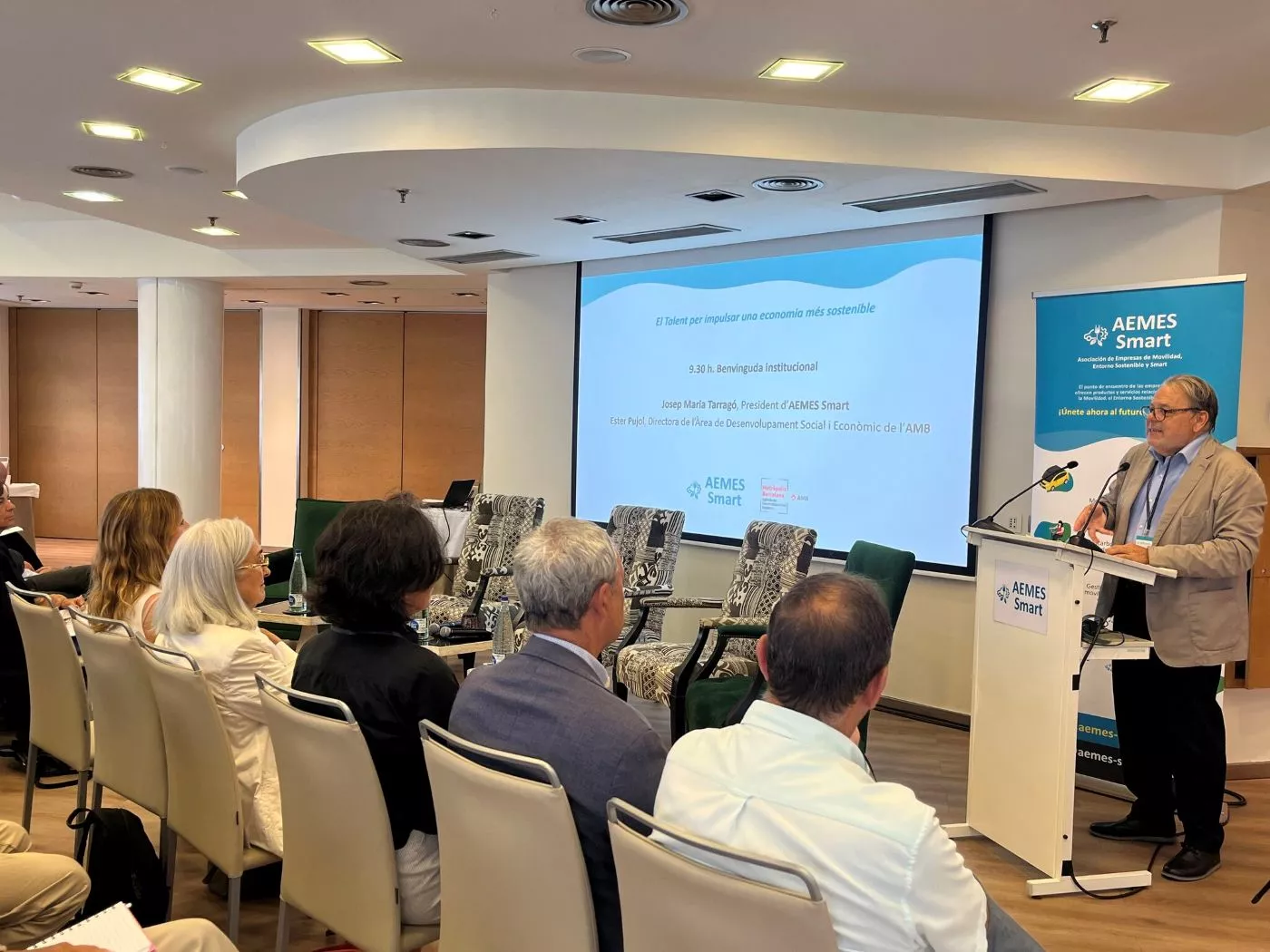 Josep Maria Tarragó en la jornada de Aemes Smart