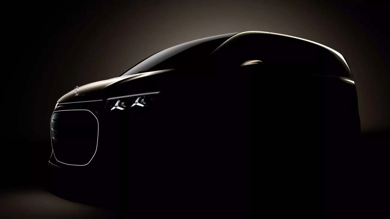 Silueta del nuevo Mercedes VLE fabricado en Vitoria