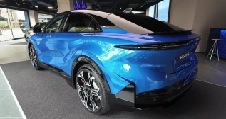 Aspecto del 'fastback' Alpine A390