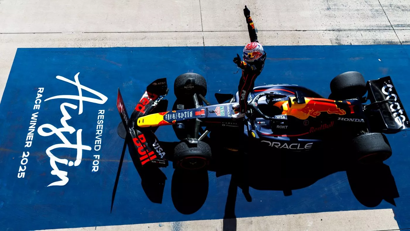 Verstappen, ganador en la F1 en Austin / X RED BULL Verstappen, ganador en la F1 en Austin / X RED BULL
