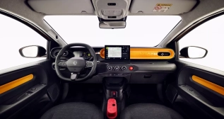 Interior del Renault Twingo E Tech electric