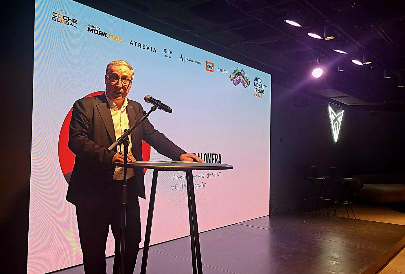 Mikel Palomera, director de SEAT y CUPRA España, en Auto Mobility Trends Madrid