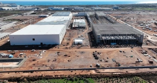 Edificios de la gigafactoría de PowerCo en Sagunt