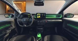 Interior del Renault Twingo E Tech electric