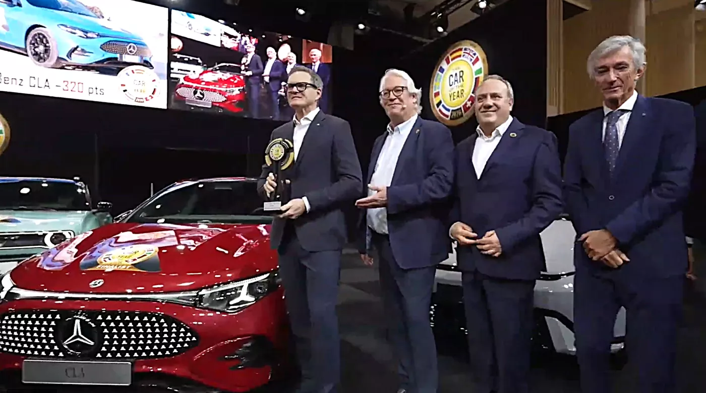 Entrega del Car of the Year 2026 al Mercedes CLA