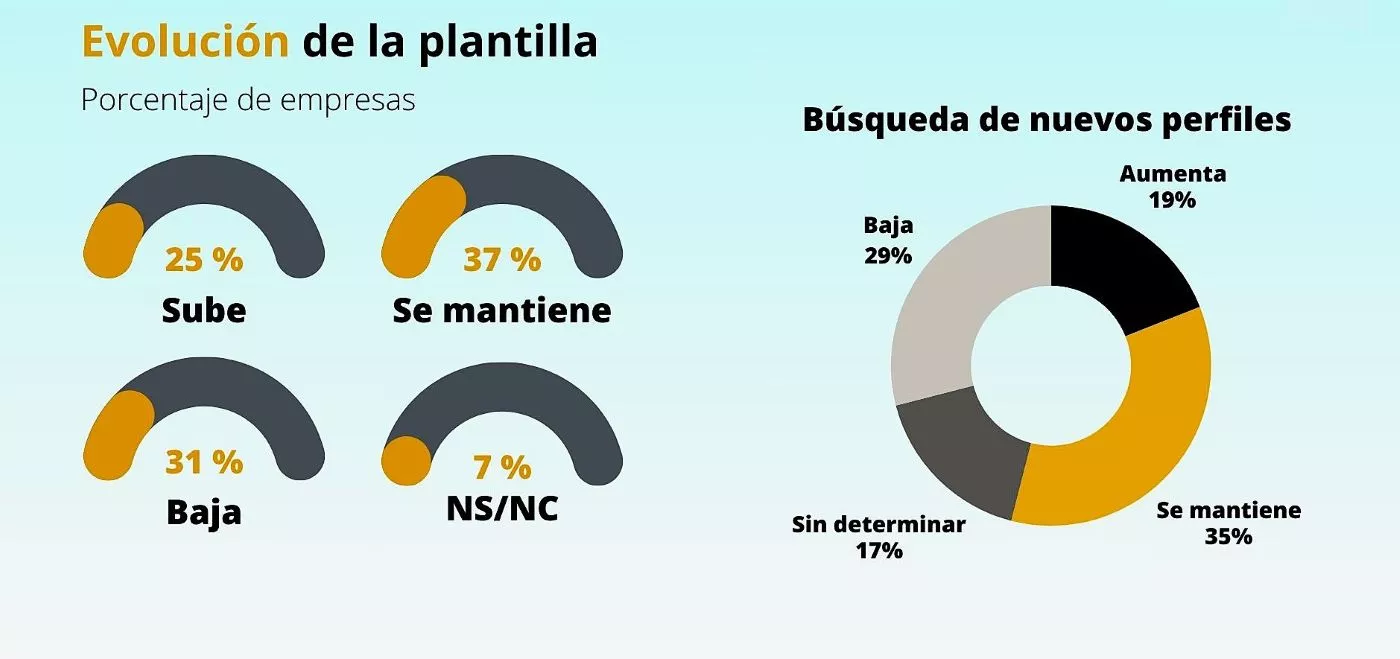 Evolución de la plantilla según Auto Mobility Trends 2025