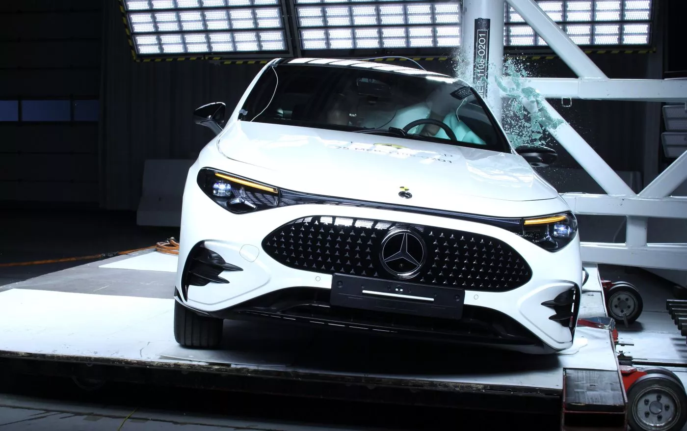 Prueba de choque del Mercedes CLA / EURO NCAP