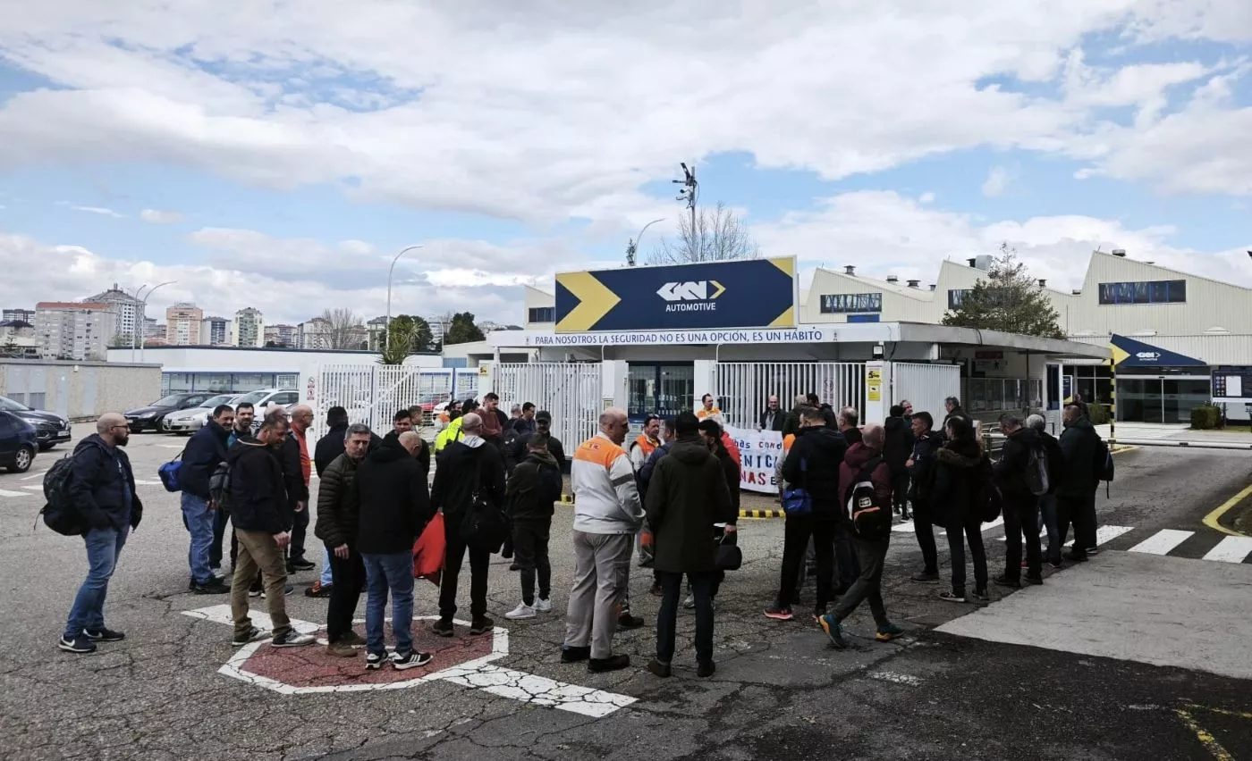 Protesta laboral en GKN Driveline Vigo en un conflicto anterior
