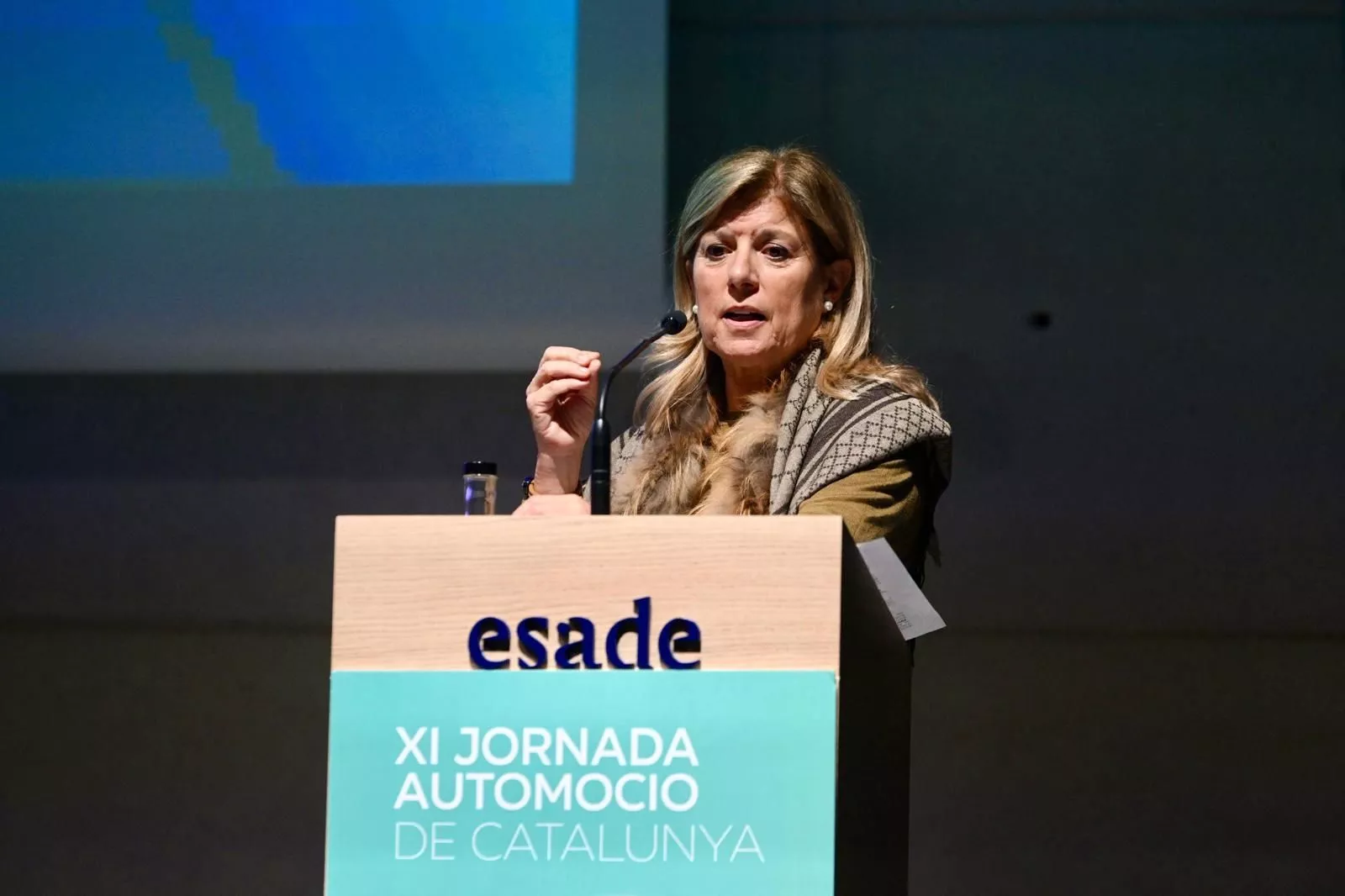 Marta Blázquez en el encuentro de Fecavem y Faconauto en Barcelona