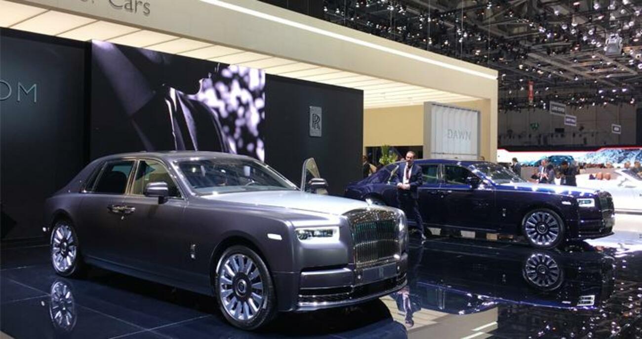 Imagen del stand de Rolls Royce, una de las marcas más icónicas del segmento de coches de mega lujo mundial, en el pasado Salón al Automóvil de Ginebra / CG Imagen del stand de Rolls Royce, una de las marcas más icónicas del segmento de coches de mega lujo mundial, en el pasado Salón al Automóvil de Ginebra / CG