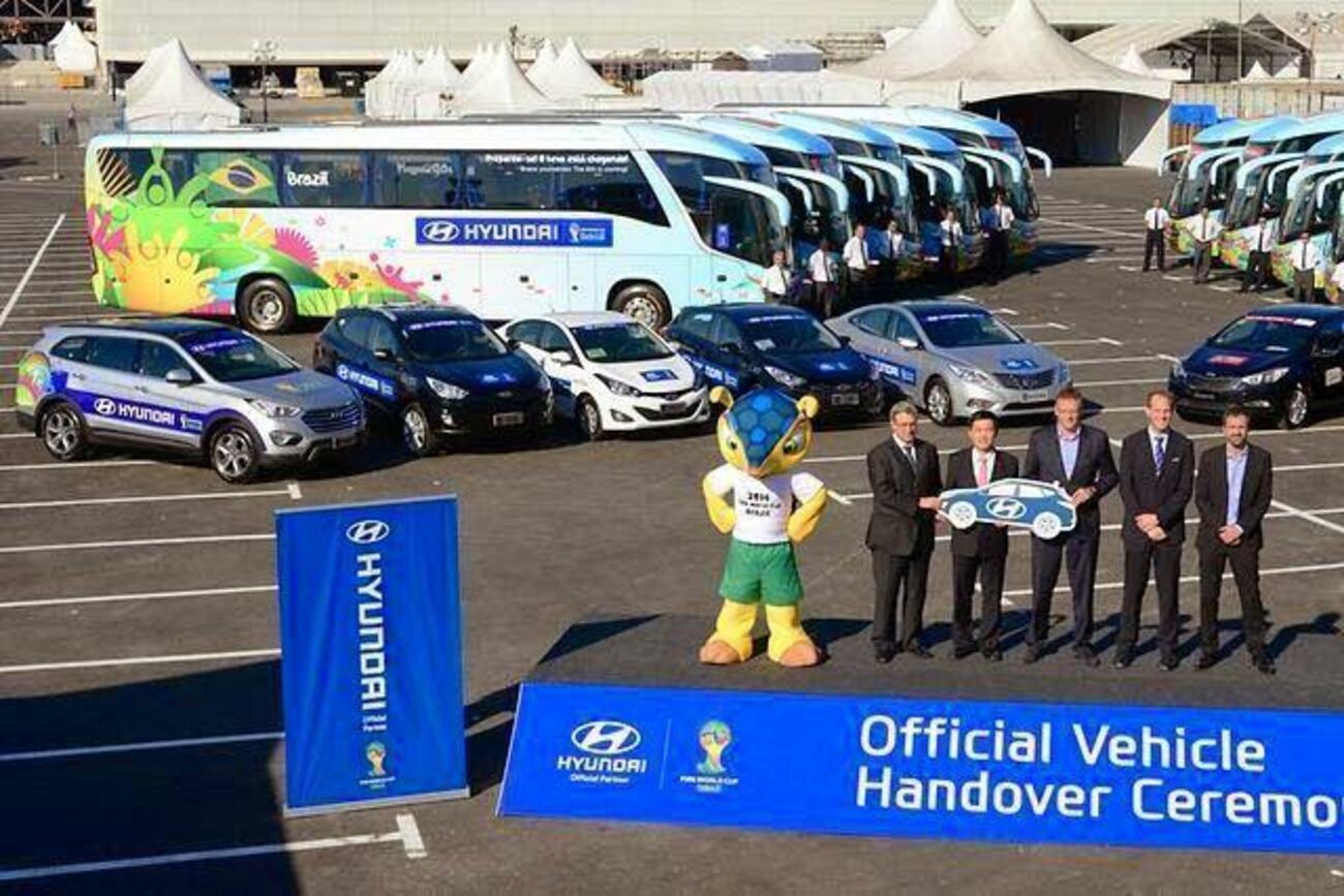 Hyundai, uno de los patrocinadores del Mundial de fútbol
