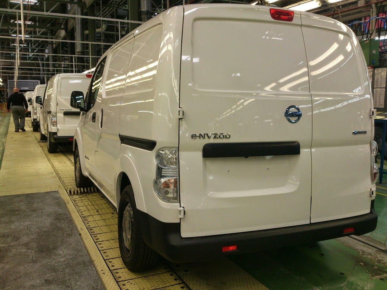La furgoneta eléctrica e-NV200 de Nissan fabricada en Barcelona