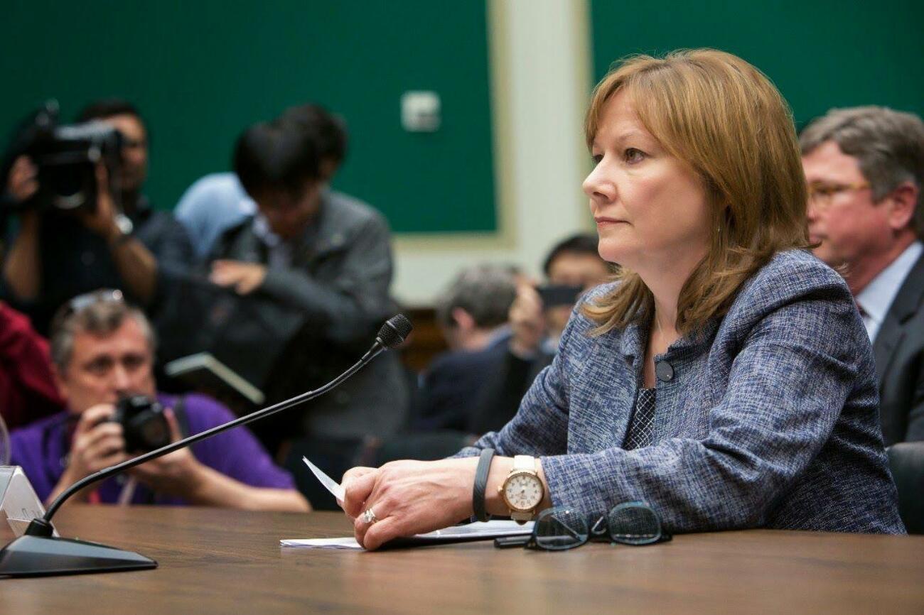 La presidenta de General Motors (GM), Mary Barra