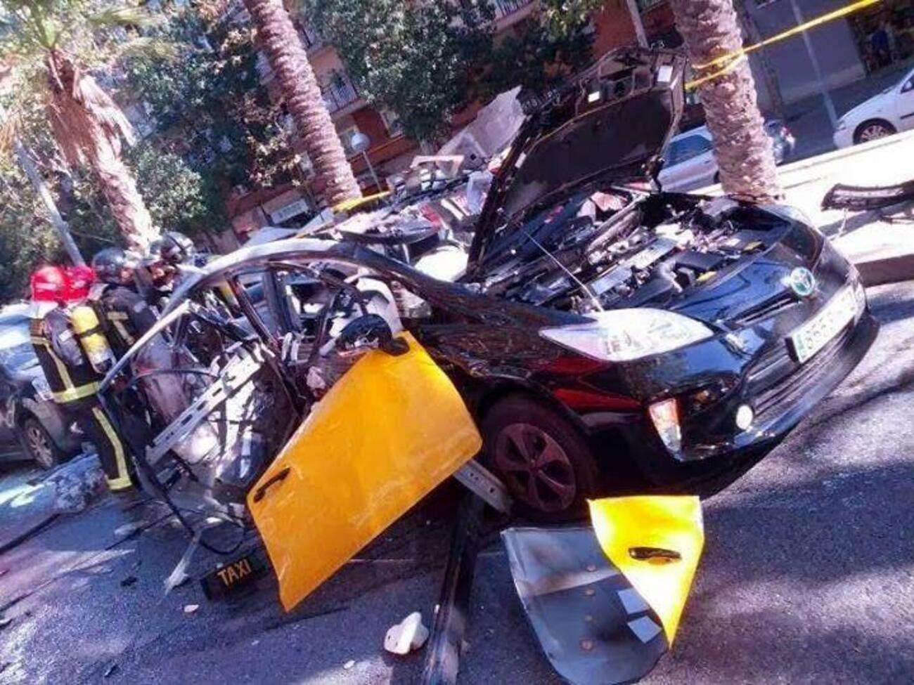 El taxi Toyota Prius con GLP combinado con la gasolina y las baterías que se convirtió en una bomba El taxi Toyota Prius con GLP combinado con la gasolina y las baterías que se convirtió en una bomba