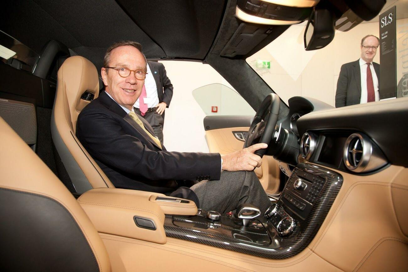 Matthias Wissmann, en el Salón de Frankfurt de 2011 / VDA Matthias Wissmann, en el Salón de Frankfurt de 2011 / VDA