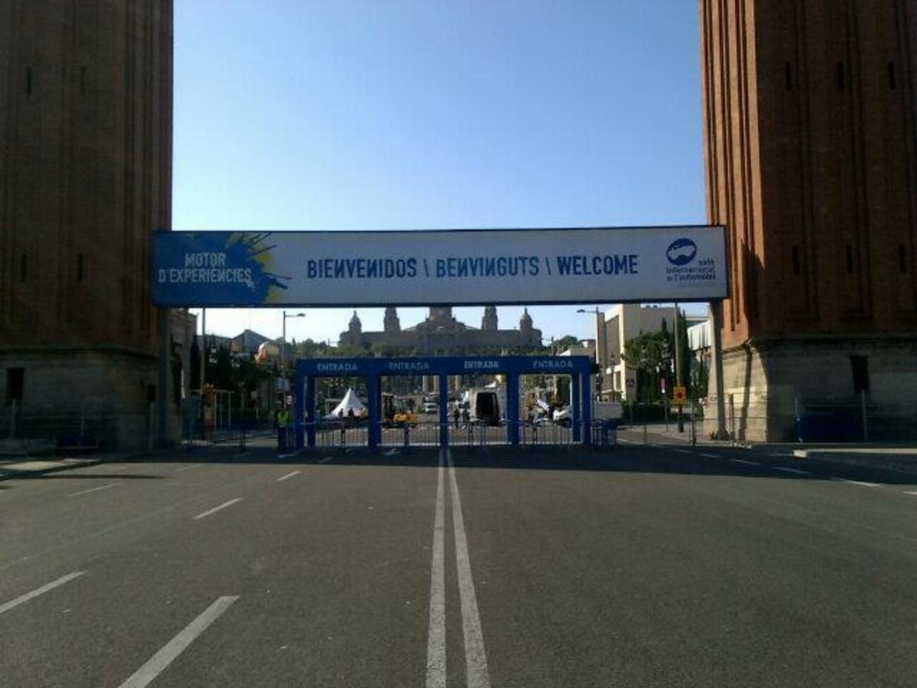 Entrada al Salón del Automóvil de Barcelona