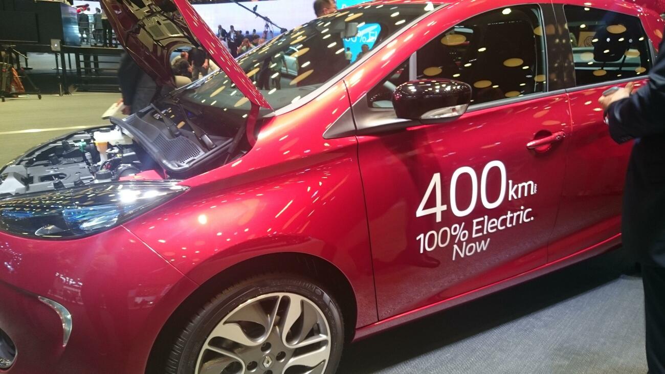 El modelo Zoe de Renault que se presenta en el Salón de París El modelo Zoe de Renault que se presenta en el Salón de París