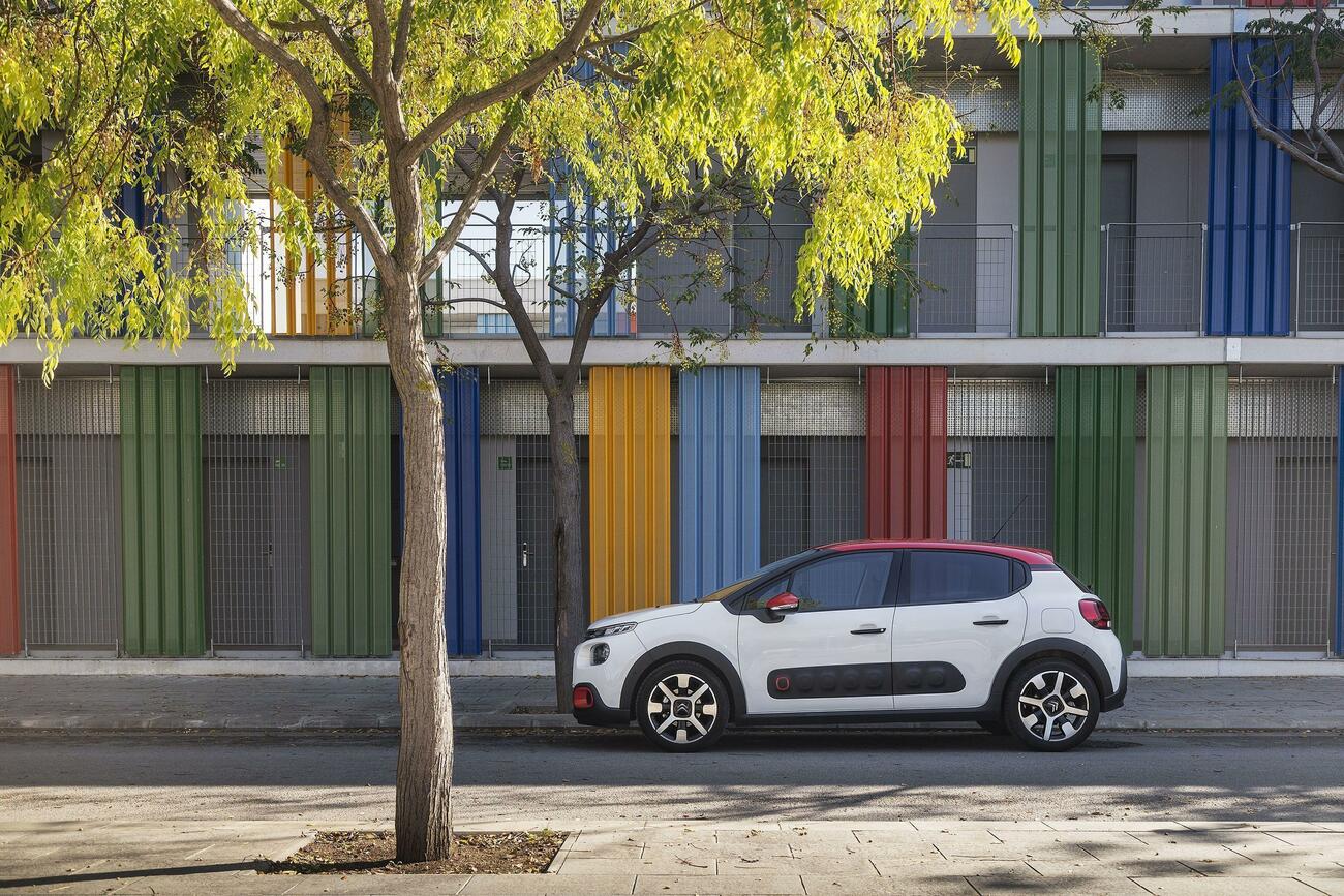 Anuncio de Citroën en Barcelona Anuncio de Citroën en Barcelona