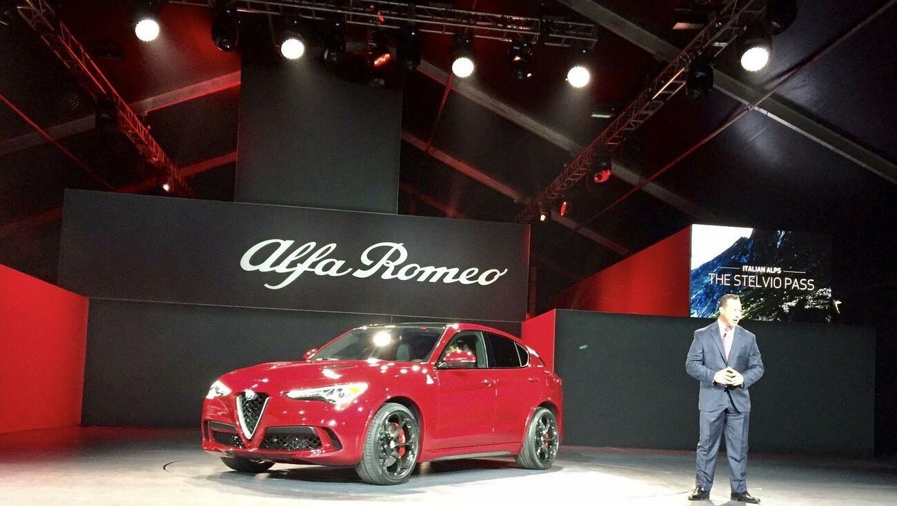 En el salón del automóvil de California el primer SUV de Alfa Romeo (Stelvio)