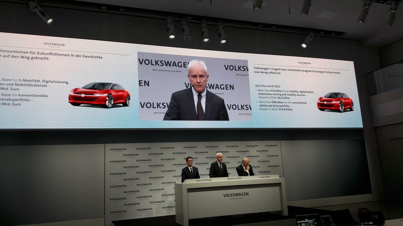 El presidente de Volkswagen, Matthias Müller
