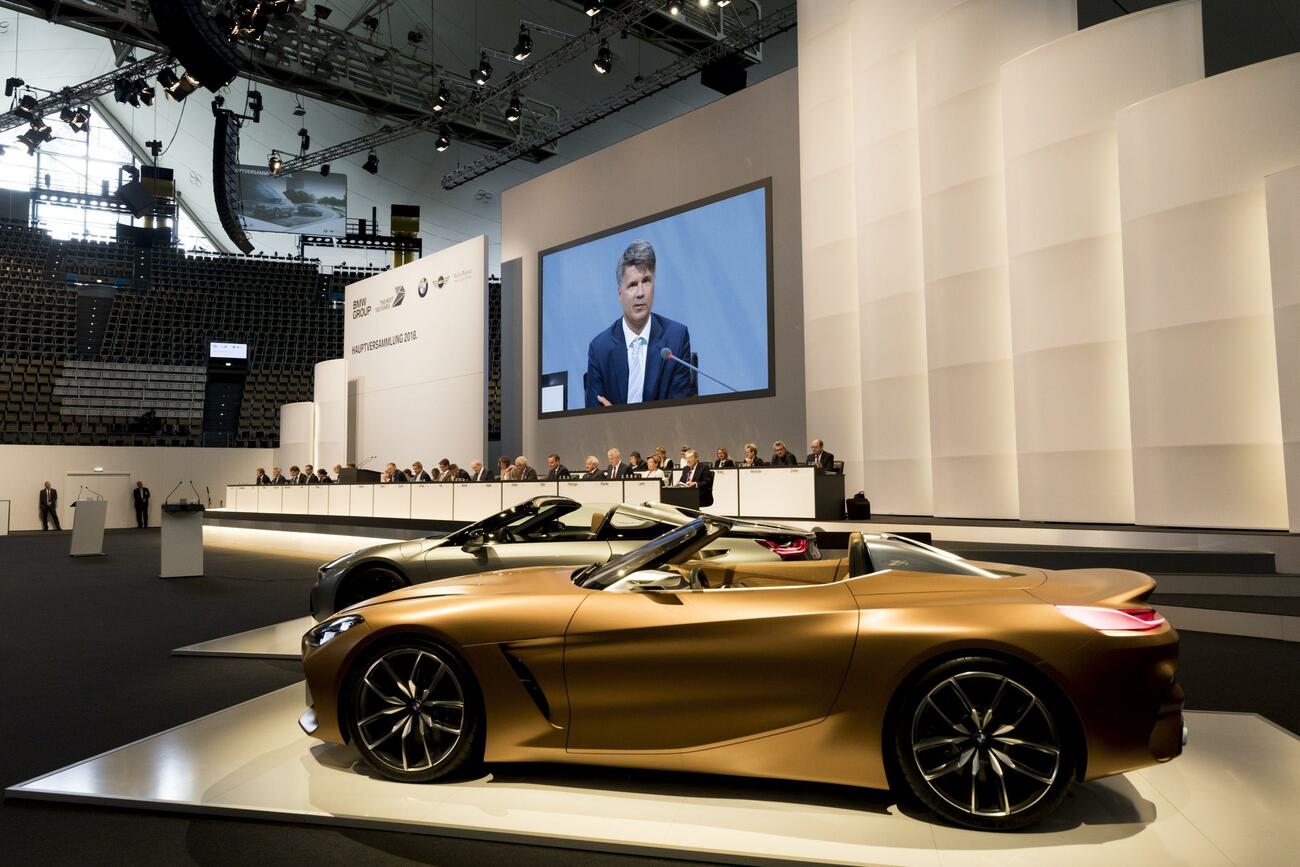 El presidente de BMW, Harald Krüger, en la Junta General de Accionistas
