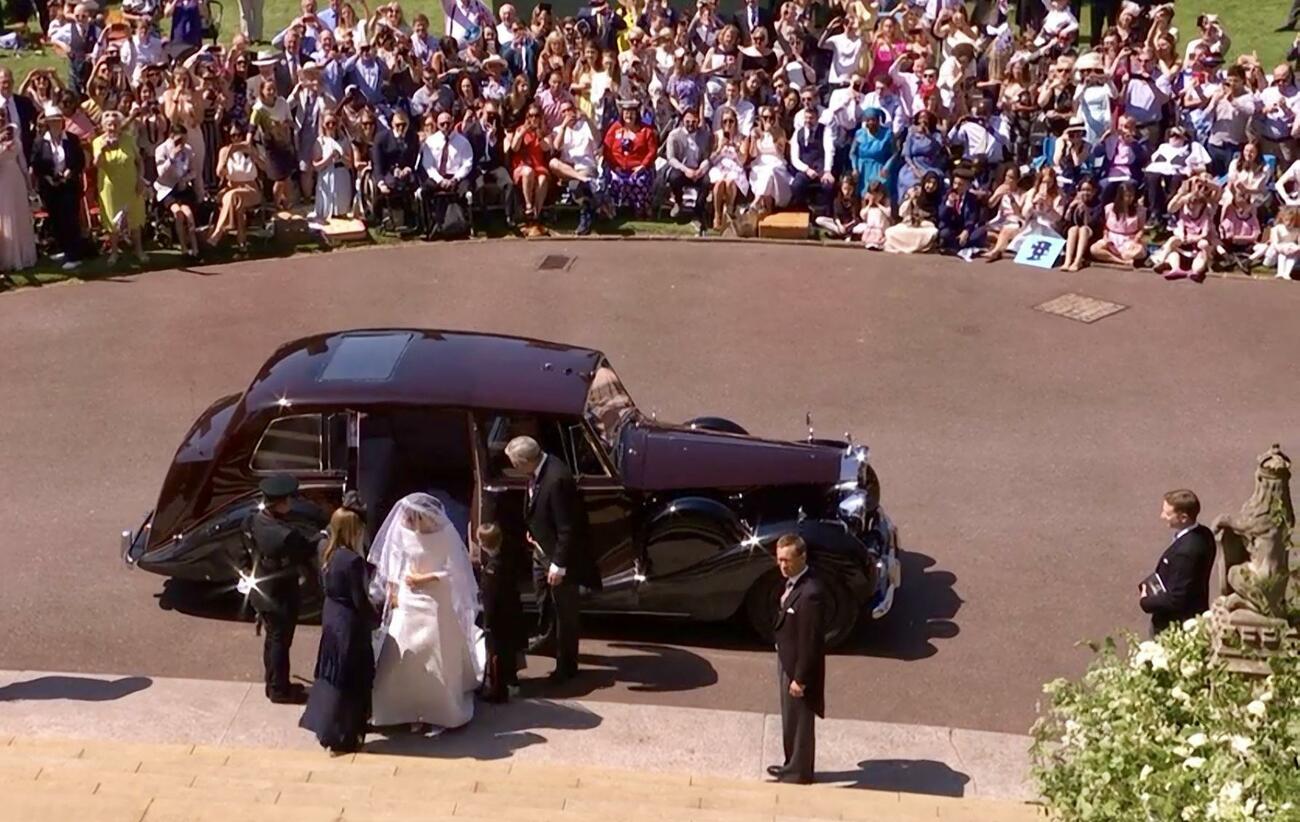Limusina en la boda real de el príncipe Enrique y Meghan Limusina en la boda real de el príncipe Enrique y Meghan