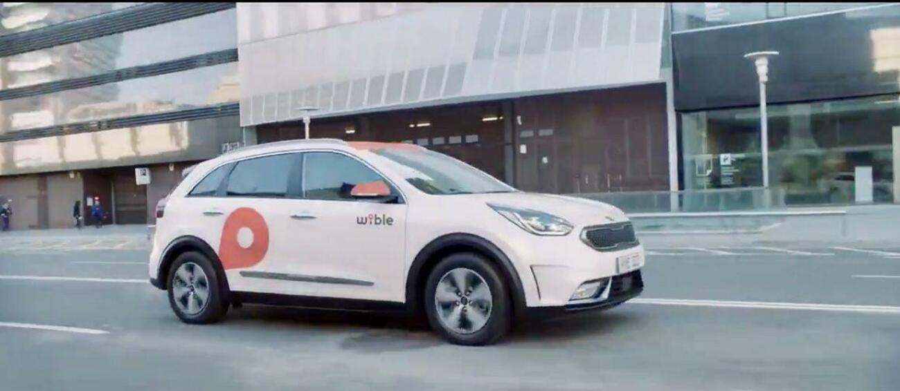 Vehículo carsharing Wible de Madrid