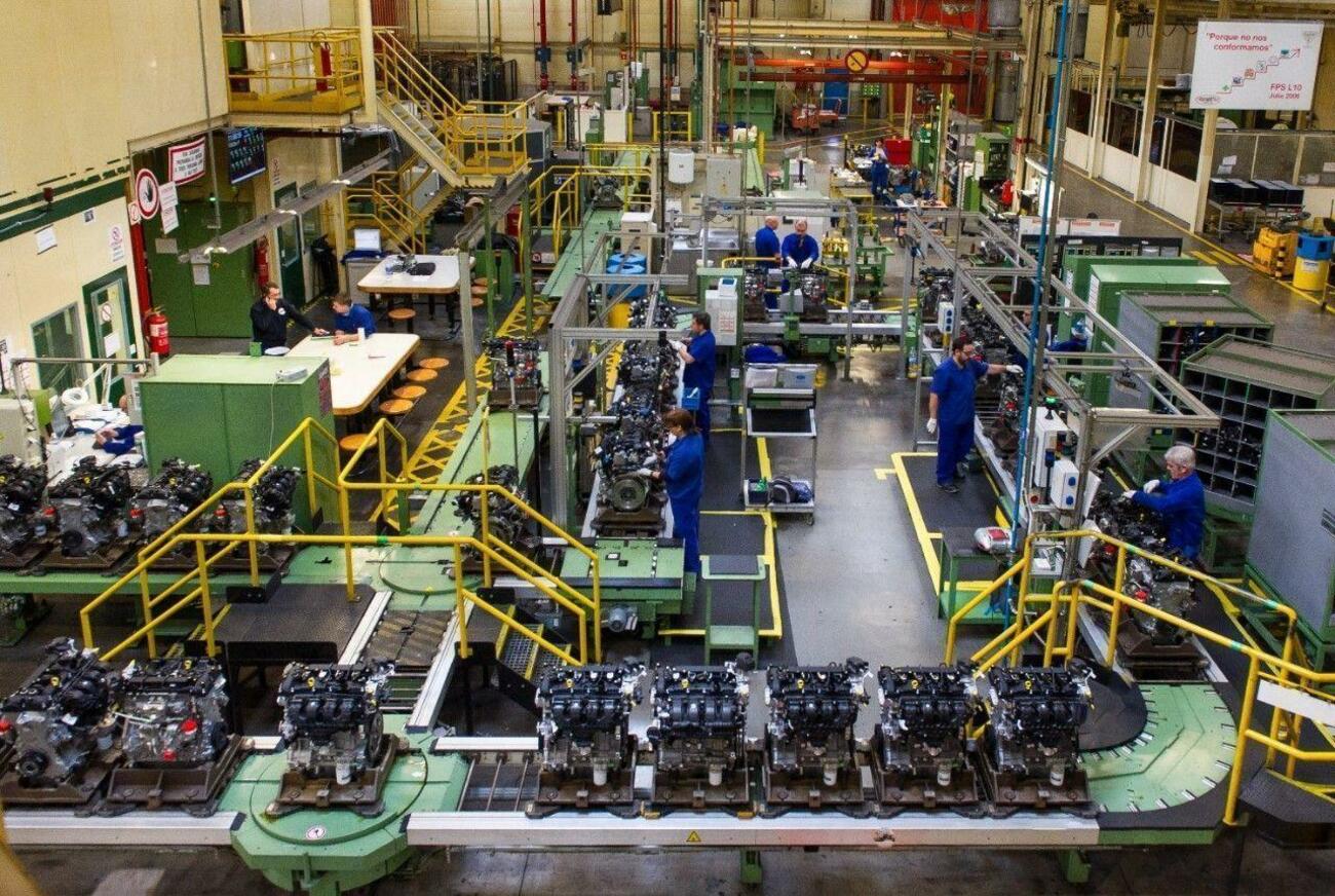 Planta de motores en la fábrica de Ford de Almussafes Planta de motores en la fábrica de Ford de Almussafes