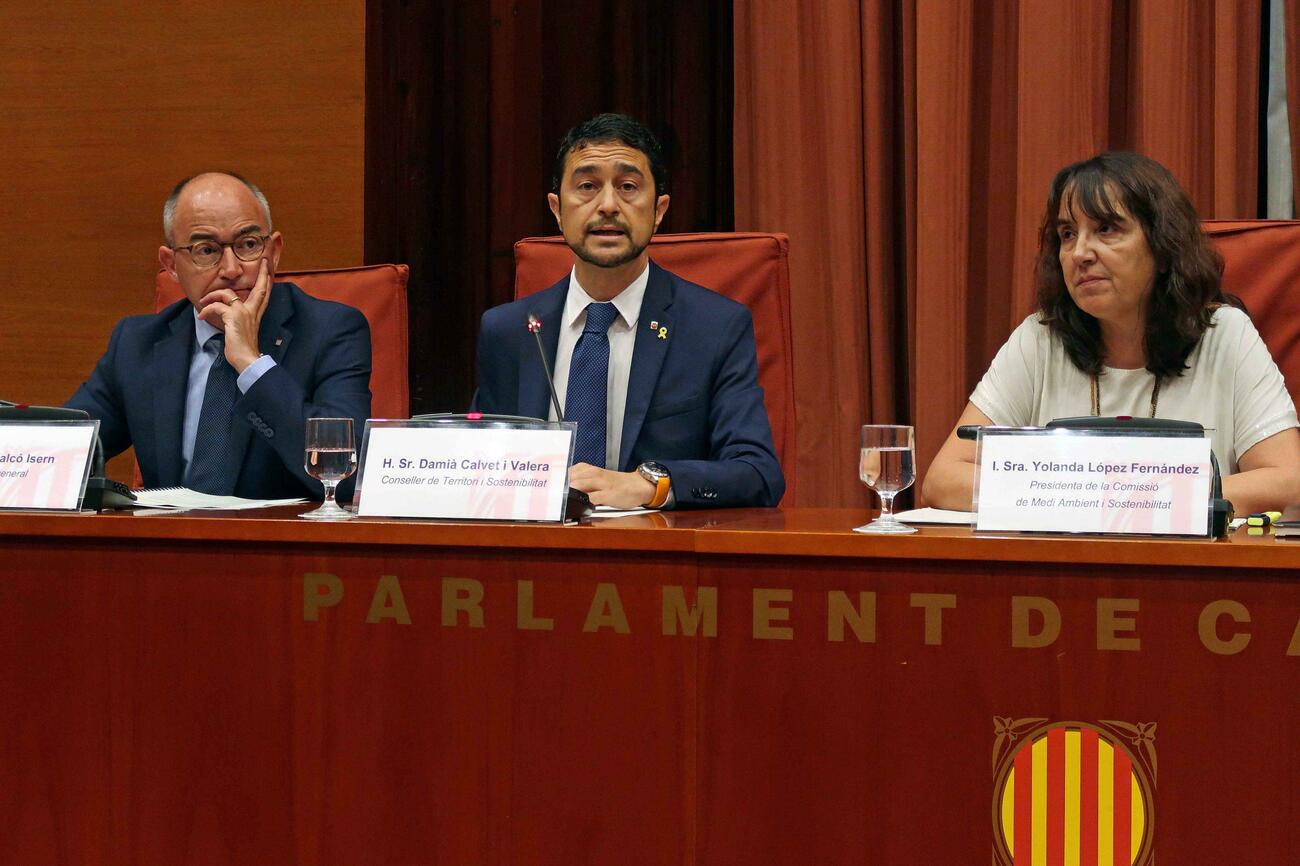Damia Calvet, consejero de Territorio y Sostenibilidad en el Gobierno de Cataluña