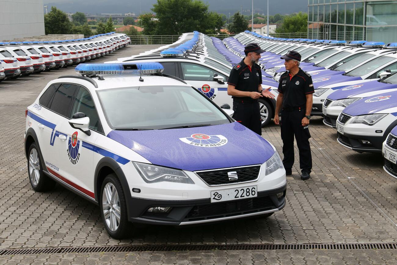El modelo Seat Leon para la Ertzaintza