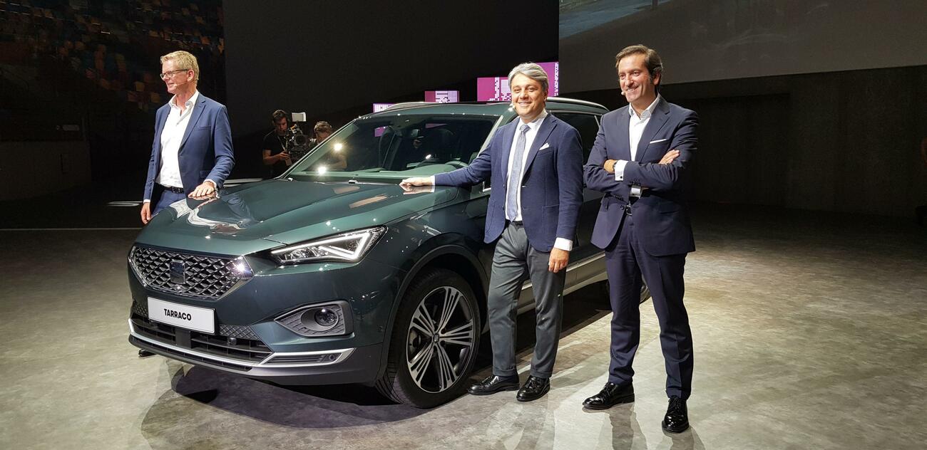 La presentación en público del nuevo Seat Tarraco La presentación en público del nuevo Seat Tarraco