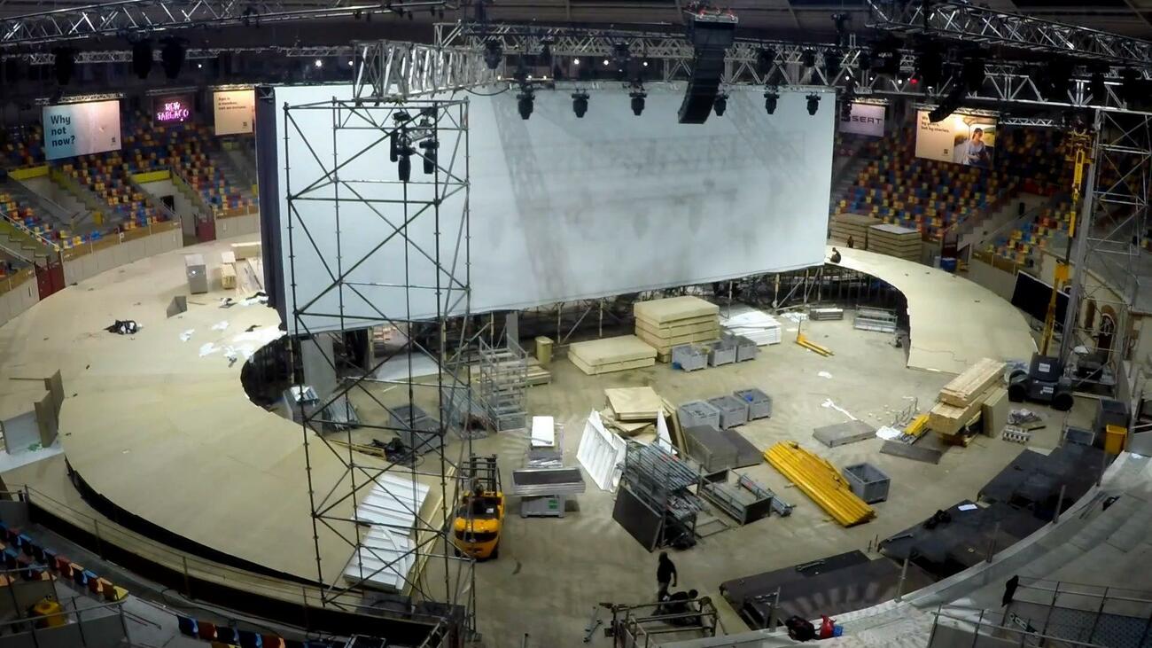 Preparación de la presentación del Seat Tarraco