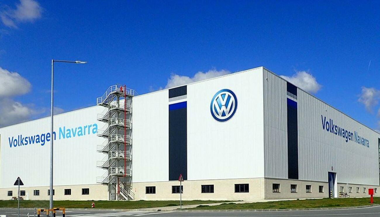 Imagen de la fábrica Volkswagen en Navarra