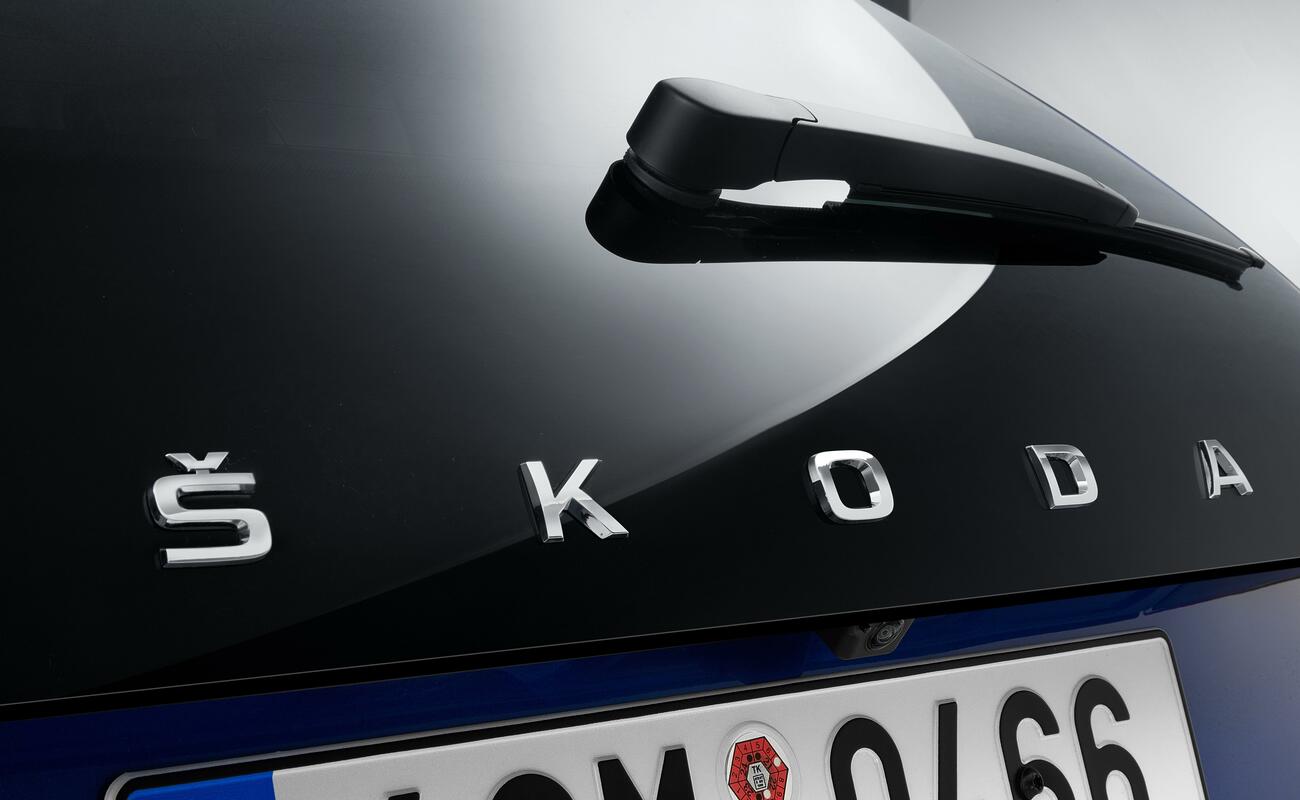 Detalle del Skoda Scala, el hermano mayor del Fabia